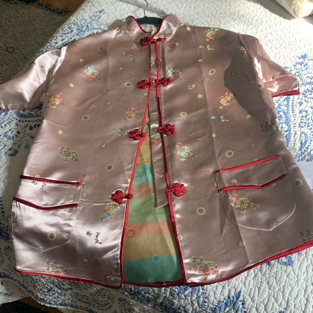 Satin Chinese blouse/jacket